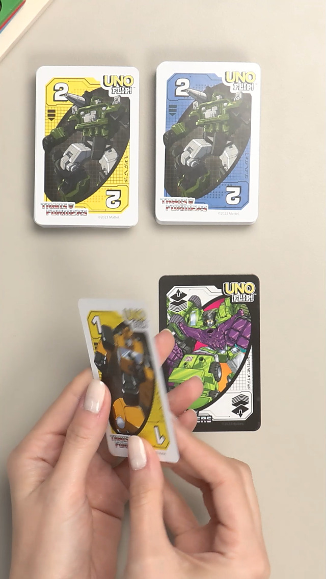 Amazon.com: Mattel Games UNO Flip Transformers Card Game for Kids
